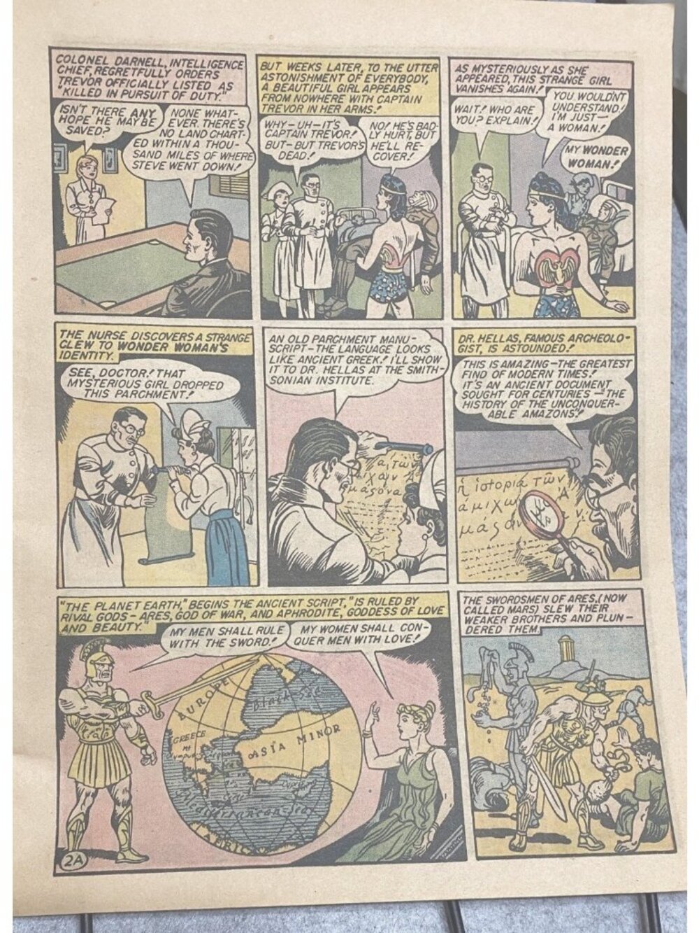 Famous First Edition Wonder Woman No. 1 Summer Issue 1942 Reprint Limited Collec - Picture 7 of 16